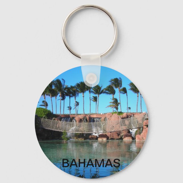 Tropical Bridge Keychain (Front)