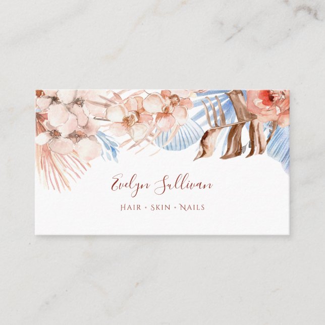 Tropical business card (Front)