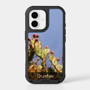 Tropical Cactus Biological Blue Skies any Text iPhone 17 Case