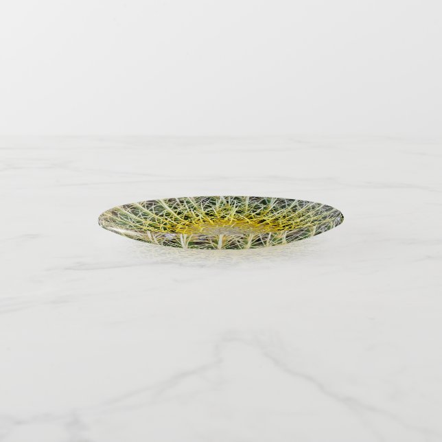 Tropical Cactus Photo Trinket Tray (Angled)