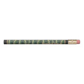 Tropical Cactus with Custom Name Pencil (Rotated 270)