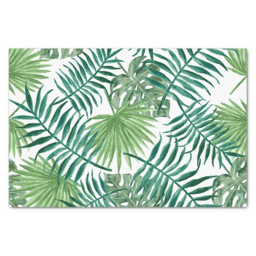 Tropical California Gifts Summer Palm Leaf Pattern Tissue Paper