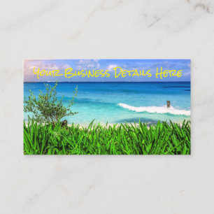 Tropical Cancun Mexico Beach Sea Paradise Business Card