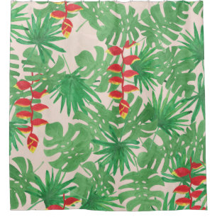 Tropical Canopy Shower Curtain