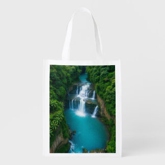 "Tropical Cascade – Nature’s Beauty in a Grocery Bag