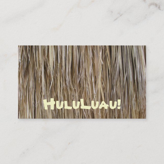 Tropical Catering_Authentic Hawaiian Dance Lessons Business Card (Front)