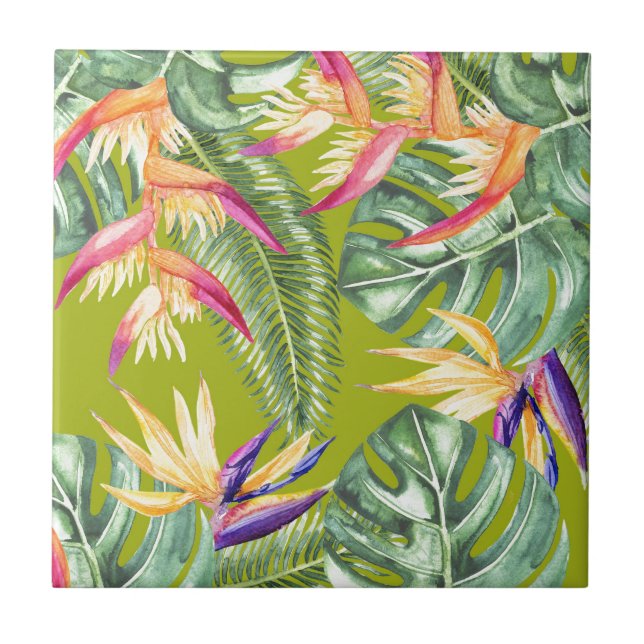 Tropical Ceramic Tile (Front)