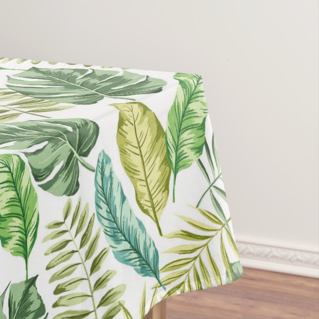 Tropical chevon scandinavian Tablecloth (In Situ)