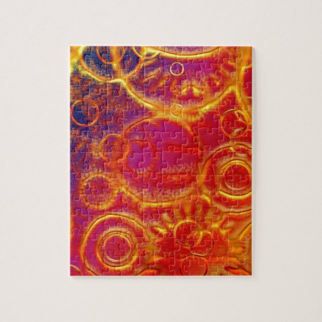 Tropical Chic Classy Mod Beach Jigsaw Puzzle (Vertical)