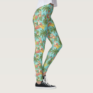 Tropical Chihuahua Beach Vibes Leggings