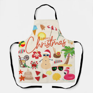 Tropical Christmas Apron