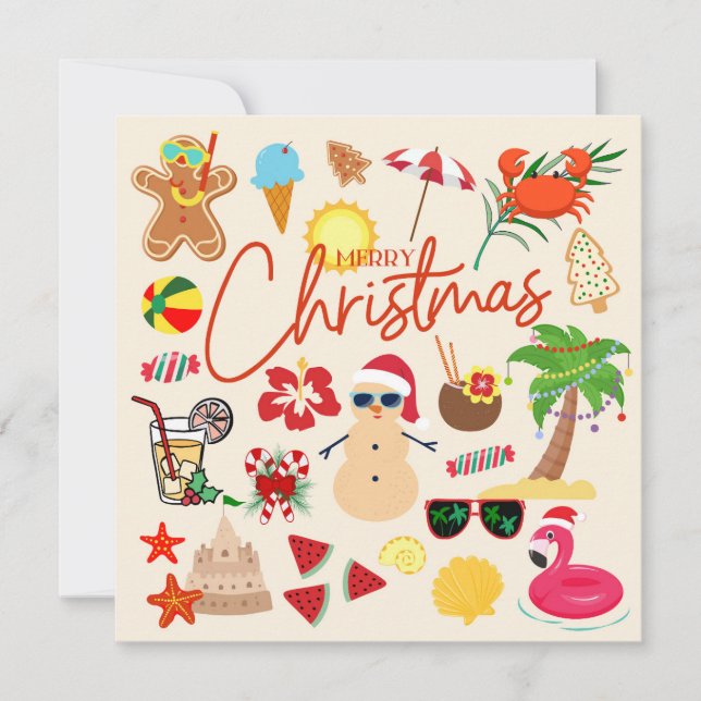 Tropical Christmas Card (Front)