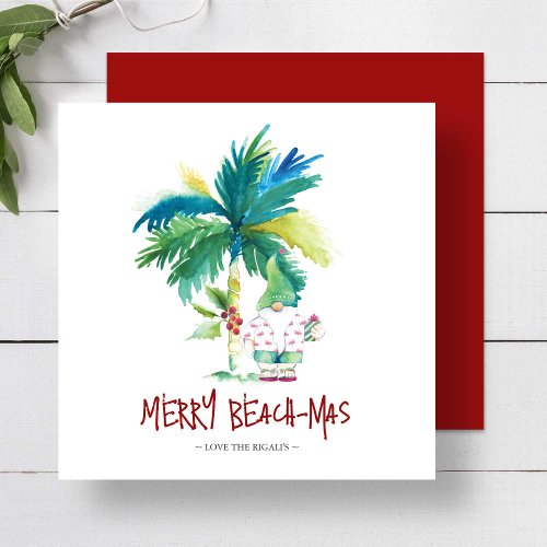 Tropical Christmas Card