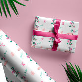 Tropical Christmas Fala Lets Roll Teal Convertible Wrapping Paper -  Moodthology Papery