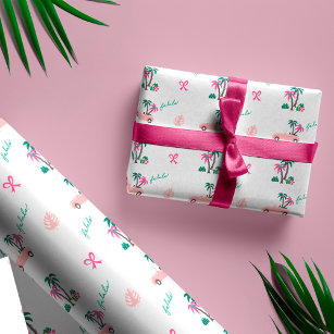  Pretty Pastel Pink Christmas Gift Wrap Thick Wrapping
