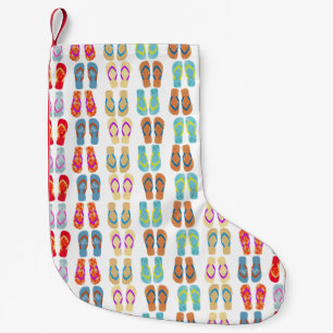 Tropical Christmas Flip Flops Beach Holiday Small Christmas Stocking