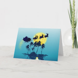 Tropical Christmas Greeting Card