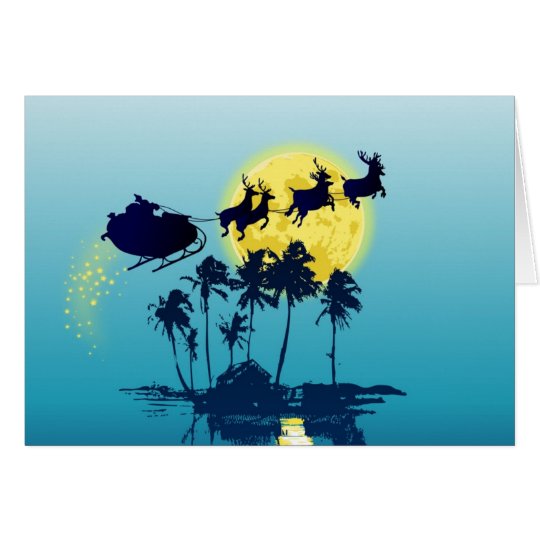 Tropical Christmas Greeting Card | Zazzle