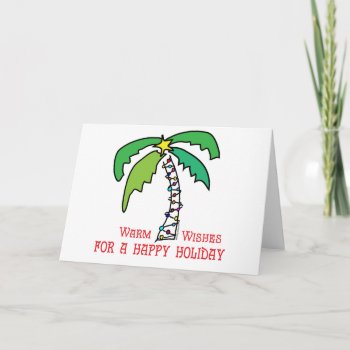 Tropical Christmas Holiday Card by christmasgiftshop at Zazzle