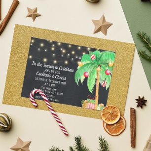 Tropical Christmas Invitation