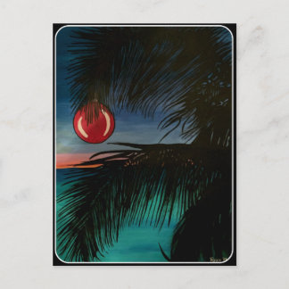 'Tropical Christmas Morning' Postcard