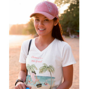 Tropical Christmas on the Beach is Still Christmas T-Shirt