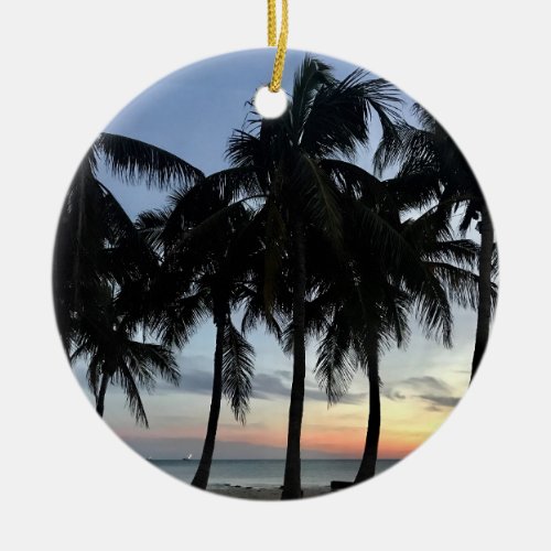 Tropical Christmas Ornament