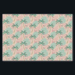 Tropical Christmas Palm Tree Merry Xmas Decoupage Tissue Paper<br><div class="desc">Beach and tropical Christmas-themed paper with decorated palm trees is perfect for decoupage,  scrapbooking,  collage,  and other craft projects.. The gold glitter used in this print is simulated,  not real glitter. Original artwork by Marketa Stengl.</div>