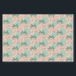 Tropical Christmas Palm Tree Merry Xmas Decoupage Tissue Paper<br><div class="desc">Beach and tropical Christmas-themed paper with decorated palm trees is perfect for decoupage,  scrapbooking,  collage,  and other craft projects.. The gold glitter used in this print is simulated,  not real glitter. Original artwork by Marketa Stengl.</div>