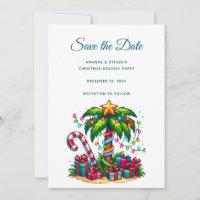 Tropical Christmas Palm Tree