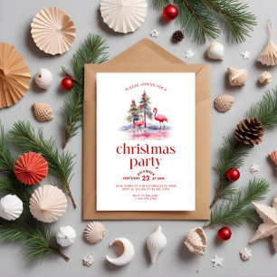 Tropical Christmas Party Invitation