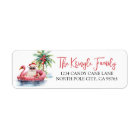Tropical Christmas Return Address