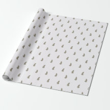 Tropical Christmas Sage Green White Palm Leaf