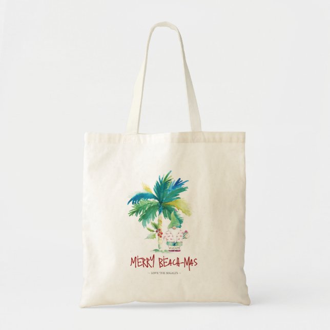 Tropical Christmas Tote Bags (Front)