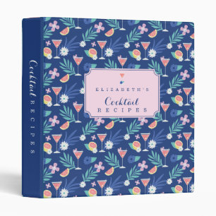 Tropical Citrus Fruit Cocktail Hour Recipes 3 Ring Binder