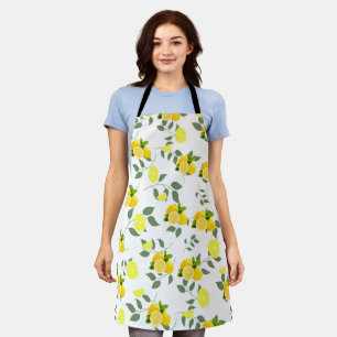 TROPICAL Citrus SUMMER FRUIT Orange lemon Slice Apron