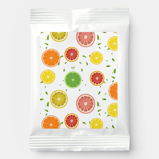 TROPICAL Citrus SUMMER FRUIT Orange lemon Slice  Margarita Drink Mix (Front)