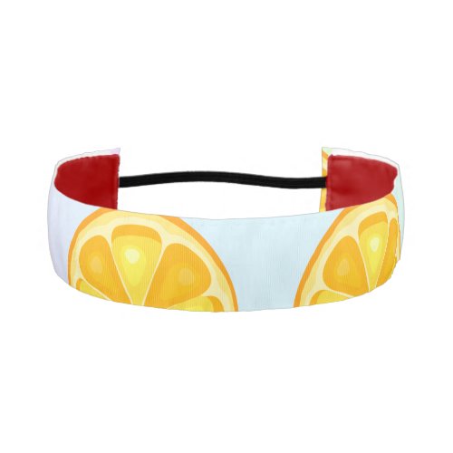 TROPICAL Citrus SUMMER FRUIT Orange lemons Slice Athletic Headband