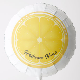TROPICAL Citrus SUMMER FRUIT Orange lemons Slice Balloon