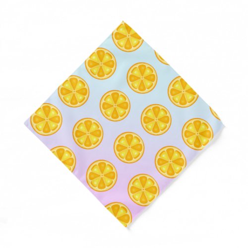 TROPICAL Citrus SUMMER FRUIT Orange lemons Slice Bandana