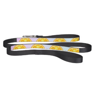 TROPICAL Citrus SUMMER FRUIT Orange lemons Slice Pet Leash