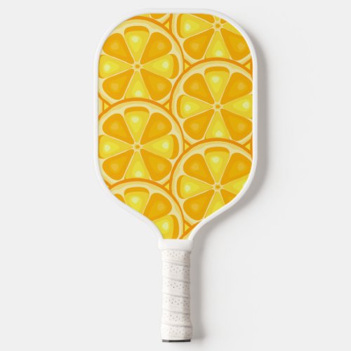 TROPICAL Citrus SUMMER FRUIT Orange lemons Slice Pickleball Paddle