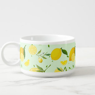 Tropical Citrus SUMMER Orange lemon Slice Bowl