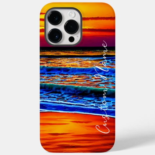 Tropical Clear Ocean Sunset Nature Case_Mate iPhone 14 Pro Max Case