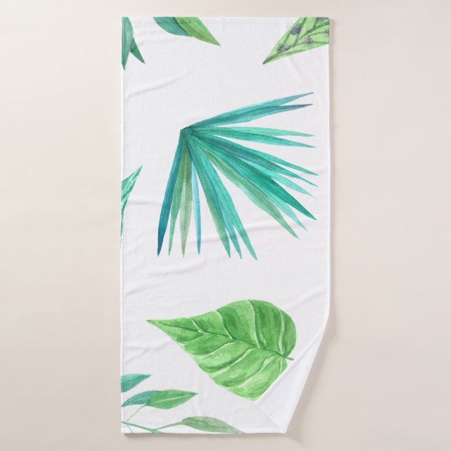 Tropical Clip Art Bath Towel (Bath Towel)