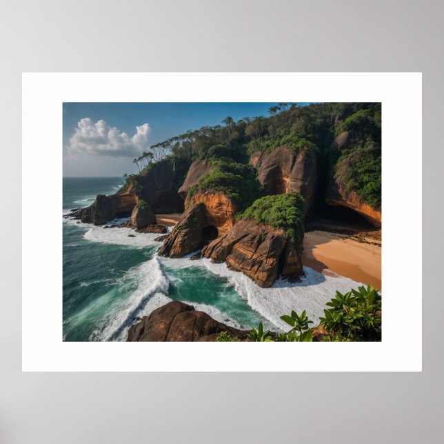 Tropical coast poster (Front)