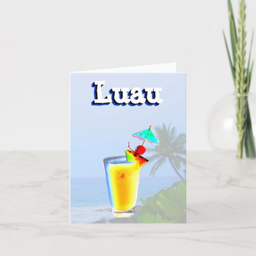 Tropical Cocktail Party Invitation