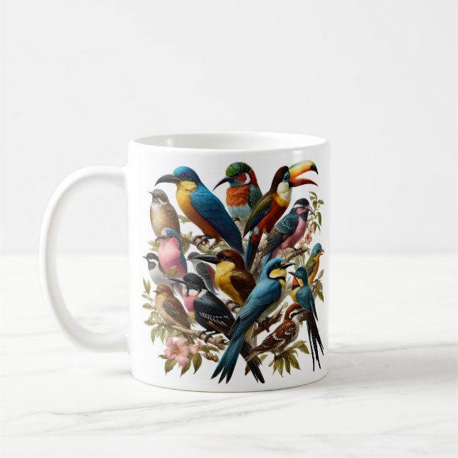 Tropical Coffee Mug (Left)