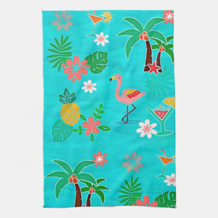 Tropical Collage Kitchen Towel