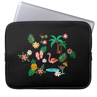 Tropical Collage Laptop Sleeve